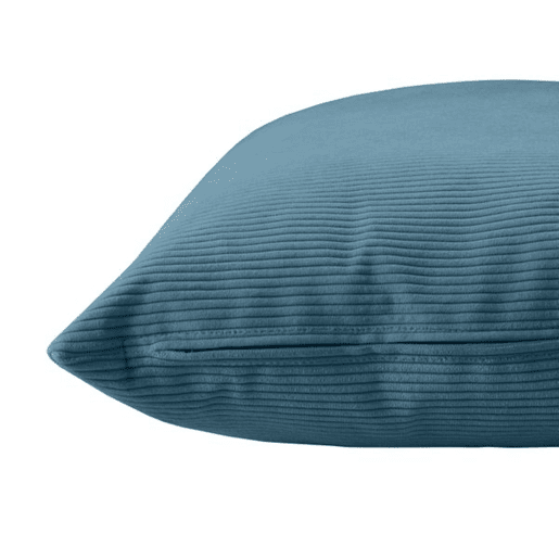 Almofada quadrada em veludo azul - 45x45 cm - DUNE Almofada quadrada em veludo azul - 45x45 cm - DUNE