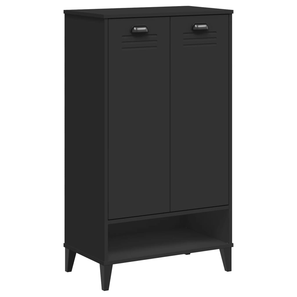 Vidaxl mueble zapatero viken madera de ingeniería negra