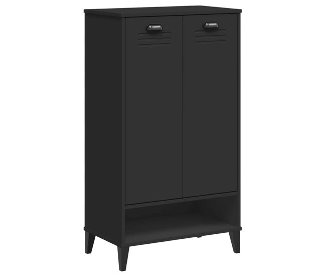 Vidaxl mueble zapatero viken madera de ingeniería negra