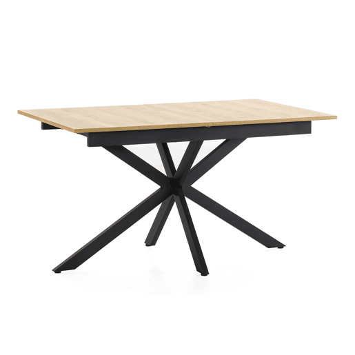 Mesa de jantar extensível Prato cor Carvalho, 140-180 cm