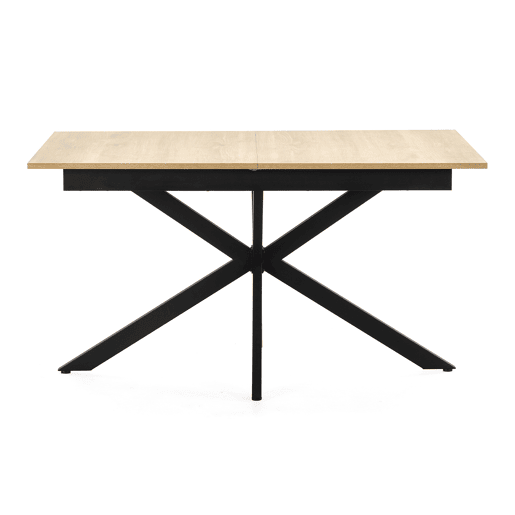Mesa de jantar extensível Prato cor Carvalho, 140-180 cm