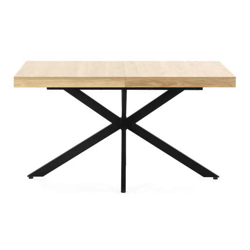 Mesa de jantar extensível Genova cor Carvalho, 140-180 cm