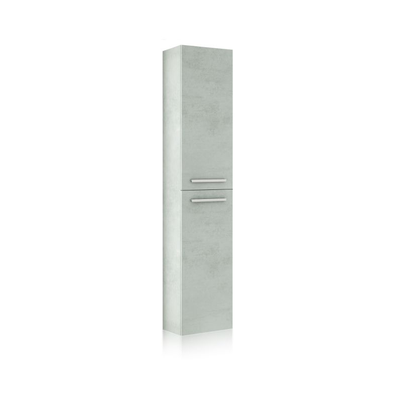 Columna de baño osvak 2 puertas cemento 30 x 150 x 25 cm