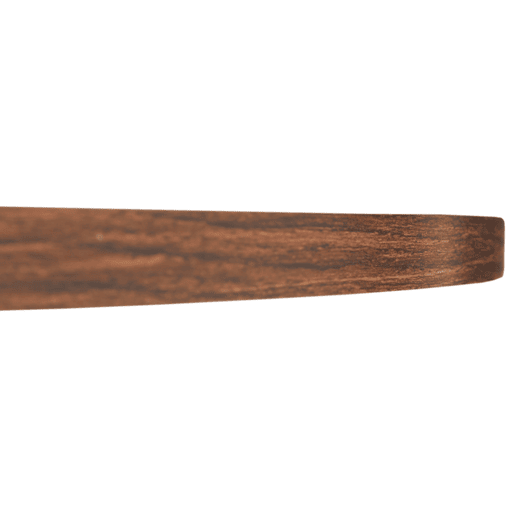 LIV Mesa de jantar redonda de 110 cm em madeira escura