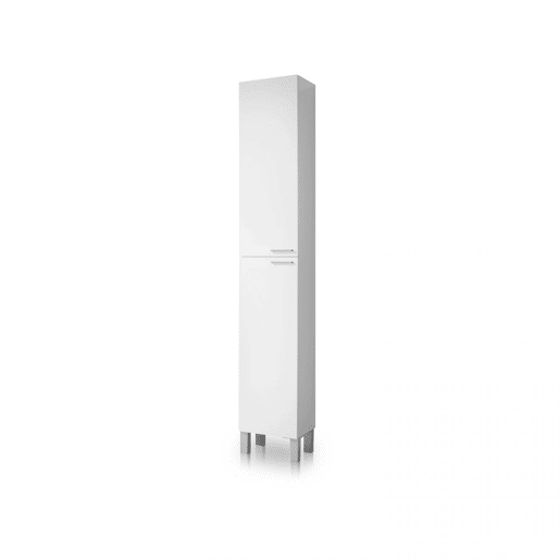 Coluna de casa de banho Inspire 2 portas Branco brilhante 30 x 85 x 25 cm