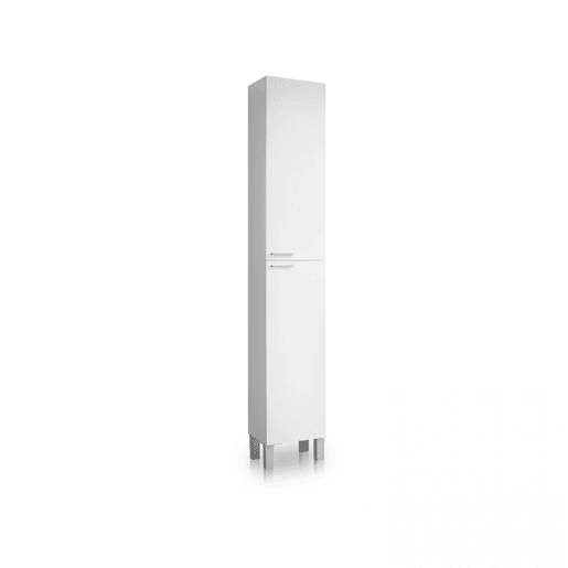 Coluna de casa de banho Inspire 2 portas Branco brilhante 30 x 85 x 25 cm