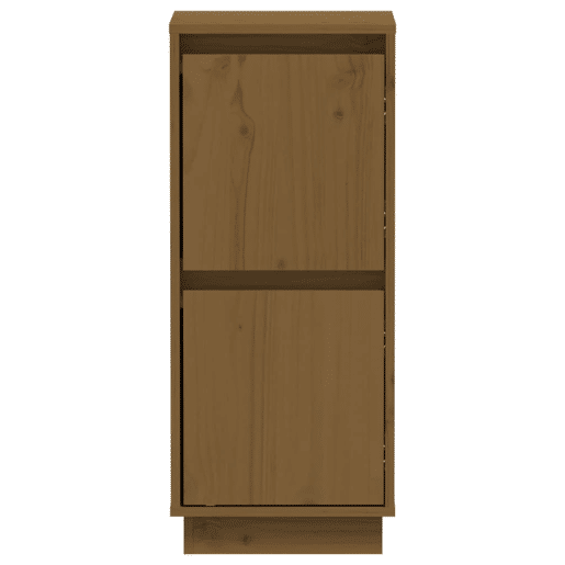 vidaXL Aparadores 2 pcs 31,5x34x75 cm pinho maciço castanho mel
