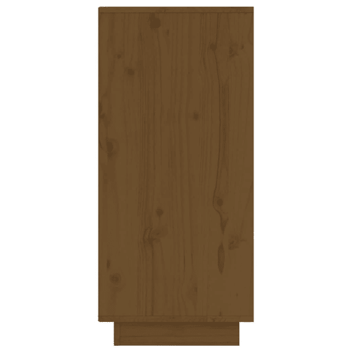 vidaXL Aparadores 2 pcs 31,5x34x75 cm pinho maciço castanho mel