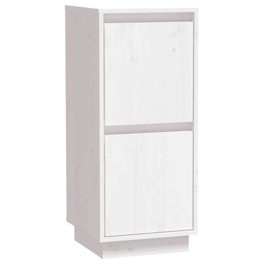 vidaXL Aparadores 2 pcs 31,5x34x75 cm madeira de pinho maciça branco vidaXL Aparadores 2 pcs 31,5x34x75 cm madeira de pinho maciça branco