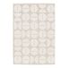 Alfombra interior/exterior diseño geométrico beige poliéster 170x120 Alfombra interior/exterior diseño geométrico beige poliéster 170x120 Beige