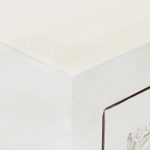 vidaXL Aparador 55x30x90 cm madeira de acácia maciça branco