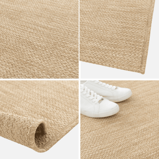 Tapete de efeito juta natural para interiorexterior, Timothy, 170x120x1 cm Tapete de efeito juta natural para interiorexterior, Timothy, 170x120x1 cm