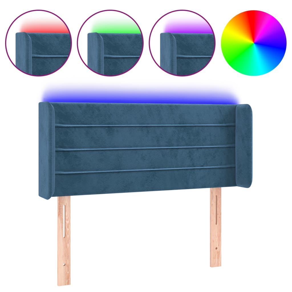 Cabecero Con Led 83 Azul