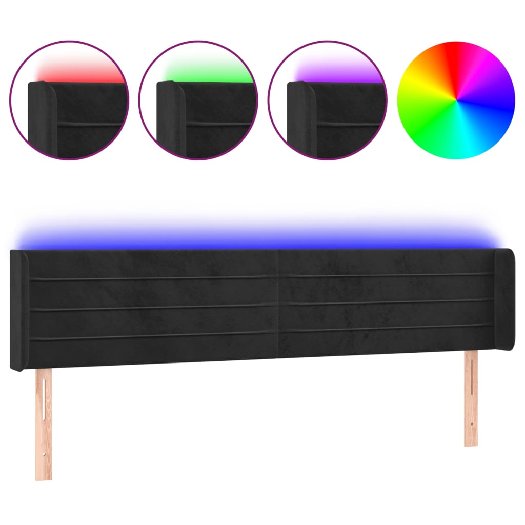 Cabecero Con Led 203 Negro