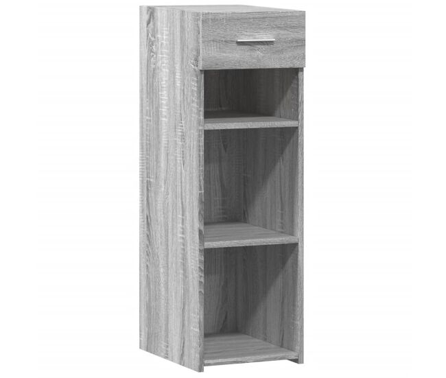 Vidaxl aparador de madera de ingeniería gris sonoma 30x42,5x93 cm