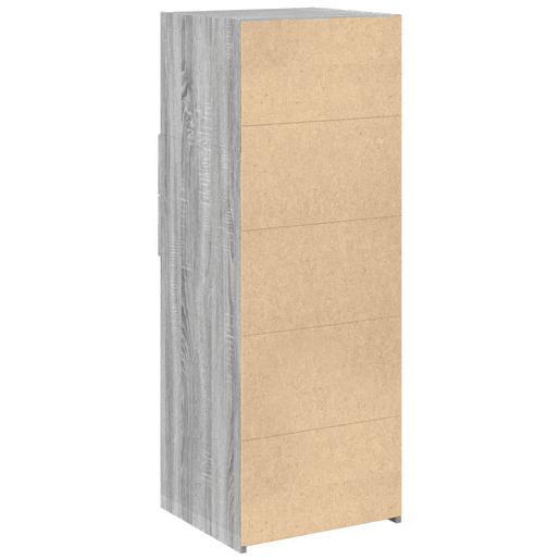 vidaXL Aparador 30x42,5x93 cm derivados de madeira cinzento sonoma vidaXL Aparador 30x42,5x93 cm derivados de madeira cinzento sonoma