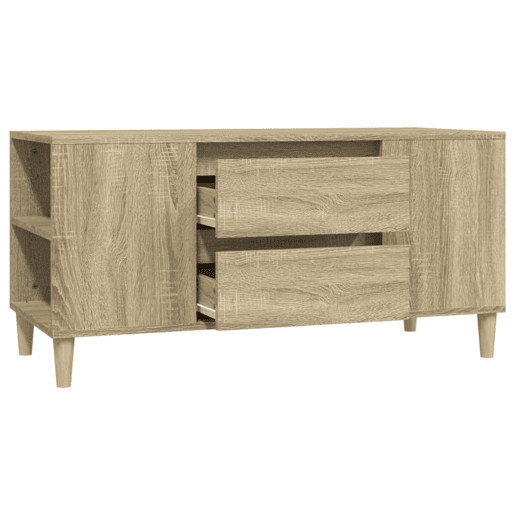 Móvel p TV, Armário de TV 102x44,5x50 cm derivados de madeira carvalho sonoma