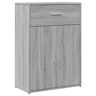 vidaXL Aparador 60 x 30 x 84 cm derivados de madeira cinzento sonoma