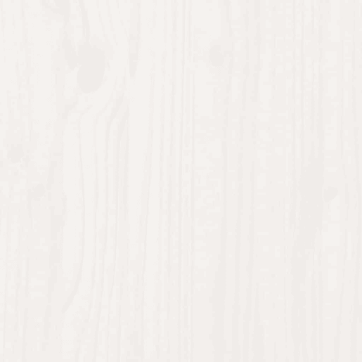 vidaXL Aparador alto 67x40x108,5 cm pinho maciço branco