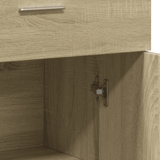 vidaXL Aparador 60 x 30 x 84 cm derivados de madeira carvalho sonoma