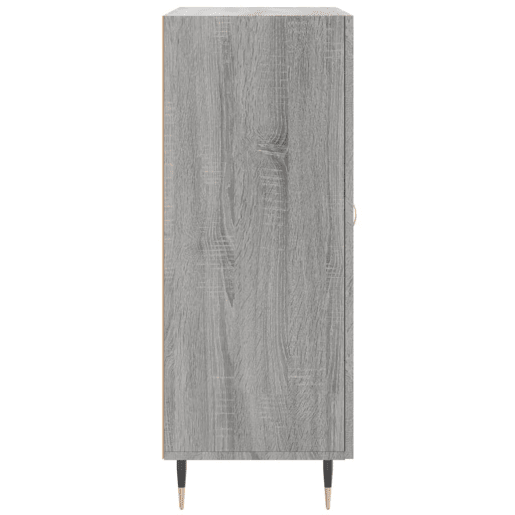 vidaXL Aparador 69,5x34x90 cm derivados de madeira cinzento sonoma