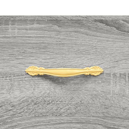 vidaXL Aparador 69,5x34x90 cm derivados de madeira cinzento sonoma