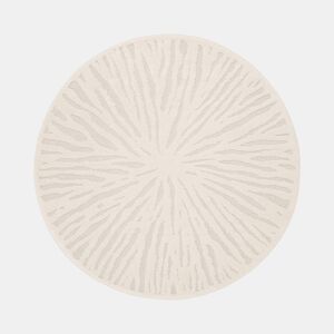 Tapete interior redondo, creme, Helen, Creme, 160x160x1.4 cm