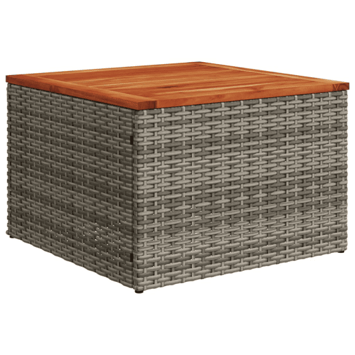vidaXL 11 pcs conjunto sofás de jardim c almofadões vime PE cinzento vidaXL 11 pcs conjunto sofás de jardim c almofadões vime PE cinzento