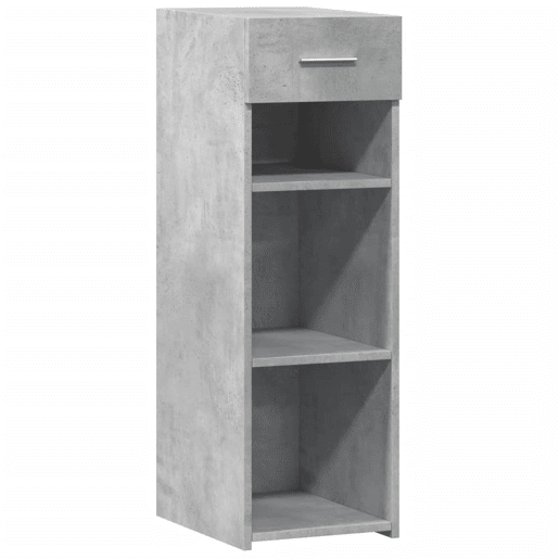 vidaXL Aparador 30x42,5x93 cm derivados de madeira cinzento cimento vidaXL Aparador 30x42,5x93 cm derivados de madeira cinzento cimento