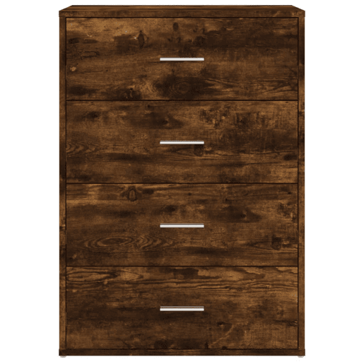 vidaXL Aparadores 2 pcs 60x31x84 cm derivados madeira carvalho fumado