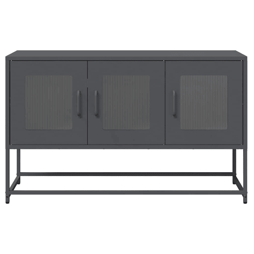 Móvel de TV - Modulo de TV - Armário de TV 100,5x39x60,5 cm aço laminado a frio antracite