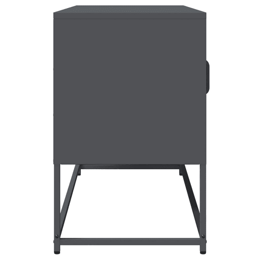 Móvel de TV - Modulo de TV - Armário de TV 100,5x39x60,5 cm aço laminado a frio antracite