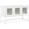 Móvel de TV - Modulo de TV - Armário de TV 100,5x39x60,5 cm aço laminado a frio branco