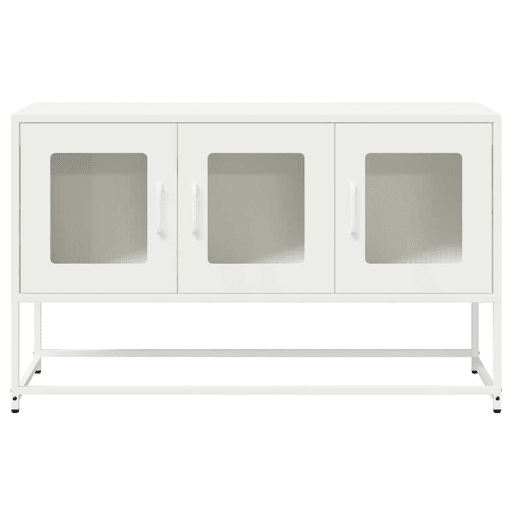 Móvel de TV - Modulo de TV - Armário de TV 100,5x39x60,5 cm aço laminado a frio branco