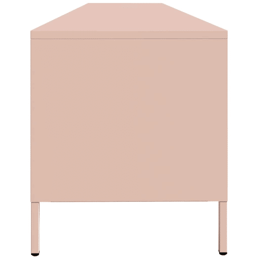 Móvel de TV - Modulo de TV - Armário de TV 202x39x43,5 cm aço laminado a frio rosa