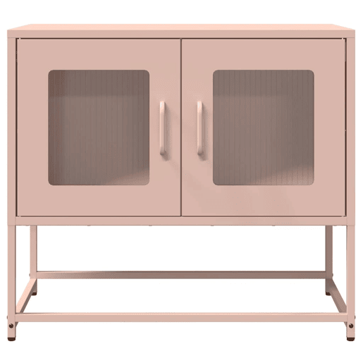 Móvel de TV - Modulo de TV - Armário de TV 68x39x60,5 cm aço laminado a frio rosa