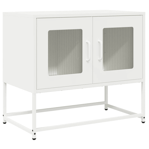 Móvel de TV - Modulo de TV - Armário de TV 68x39x60,5 cm aço laminado a frio branco