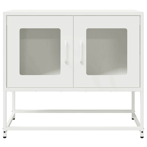 Móvel de TV - Modulo de TV - Armário de TV 68x39x60,5 cm aço laminado a frio branco