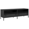 Móvel de TV - Modulo de TV - Armário de TV 135x39x43,5 cm aço laminado a frio preto