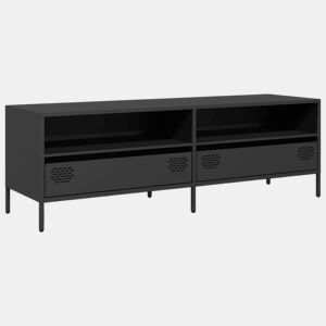 Móvel de TV - Modulo de TV - Armário de TV 135x39x43,5 cm aço laminado a frio preto