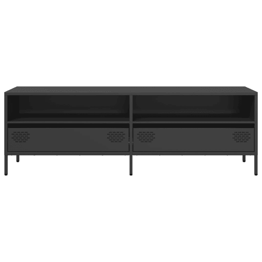 Móvel de TV - Modulo de TV - Armário de TV 135x39x43,5 cm aço laminado a frio preto