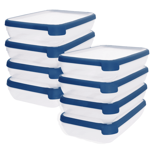 Curver Pack 8 recipientes herméticos (2,6L)