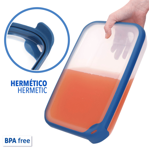 Curver Pack 8 recipientes herméticos (2,6L)