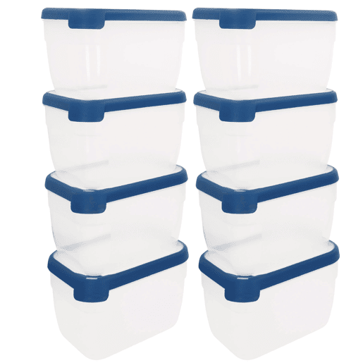 Curver Pack 8 recipientes herméticos (2,4L) Curver Pack 8 recipientes herméticos (2,4L)
