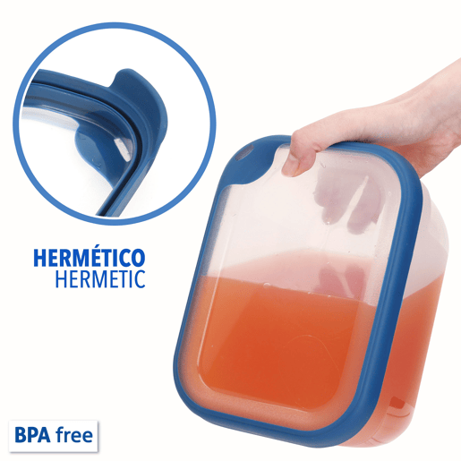 Curver Pack 8 recipientes herméticos (2,4L) Curver Pack 8 recipientes herméticos (2,4L)