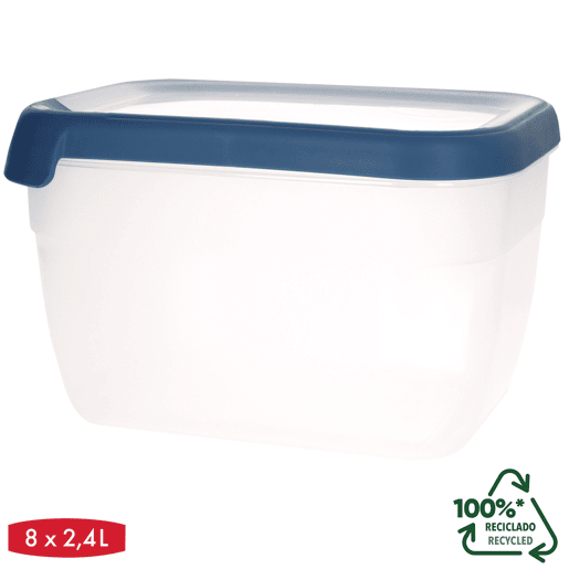 Curver Pack 8 recipientes herméticos (2,4L) Curver Pack 8 recipientes herméticos (2,4L)