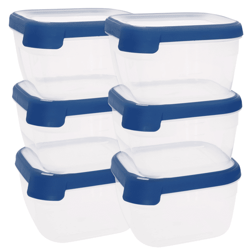 Curver Pack 6 recipientes herméticos (1,2L)