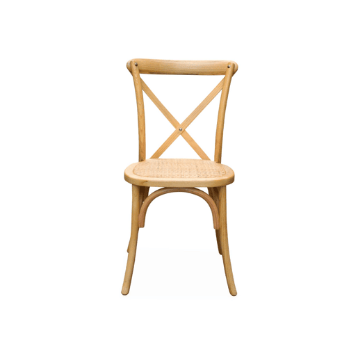 Cadeira de bistrô vintage madeira, set de 4, Belleville, Natural, 48.5x53.5x88.5 cm