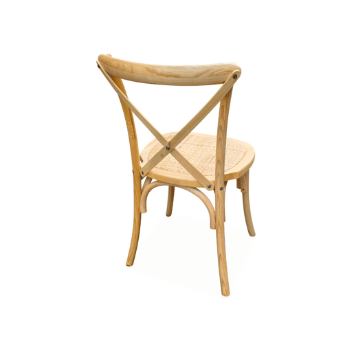 Cadeira de bistrô vintage madeira, set de 4, Belleville, Natural, 48.5x53.5x88.5 cm
