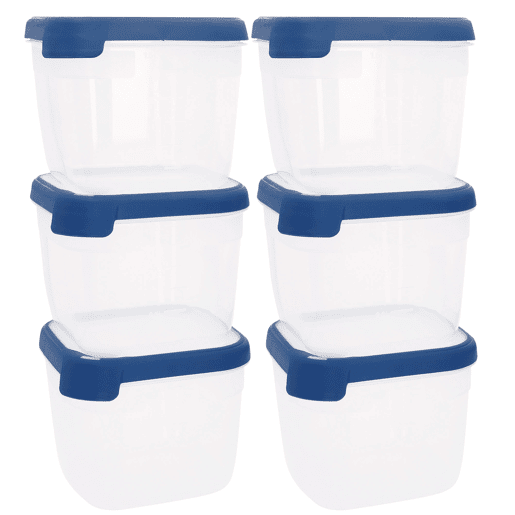 Curver Pack 6 recipientes herméticos (1,8L)